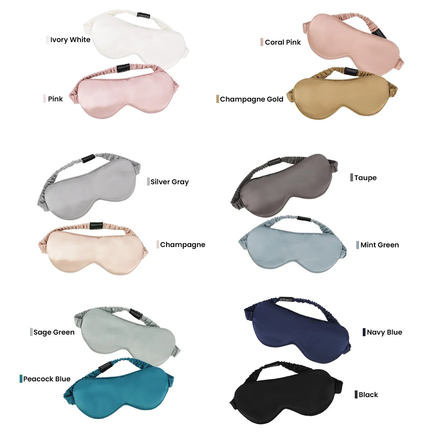 22 Momme Silver Gray Sleep Mask