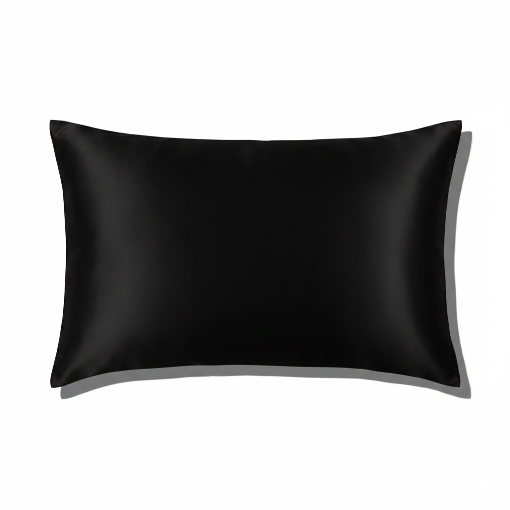 22 Momme Black Envelope Pillowcase