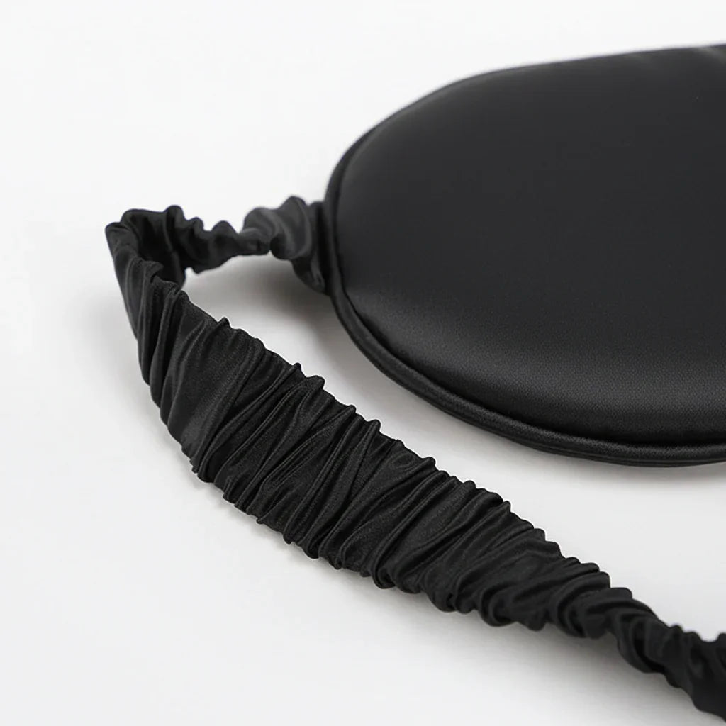 22 Momme Black Sleep Mask