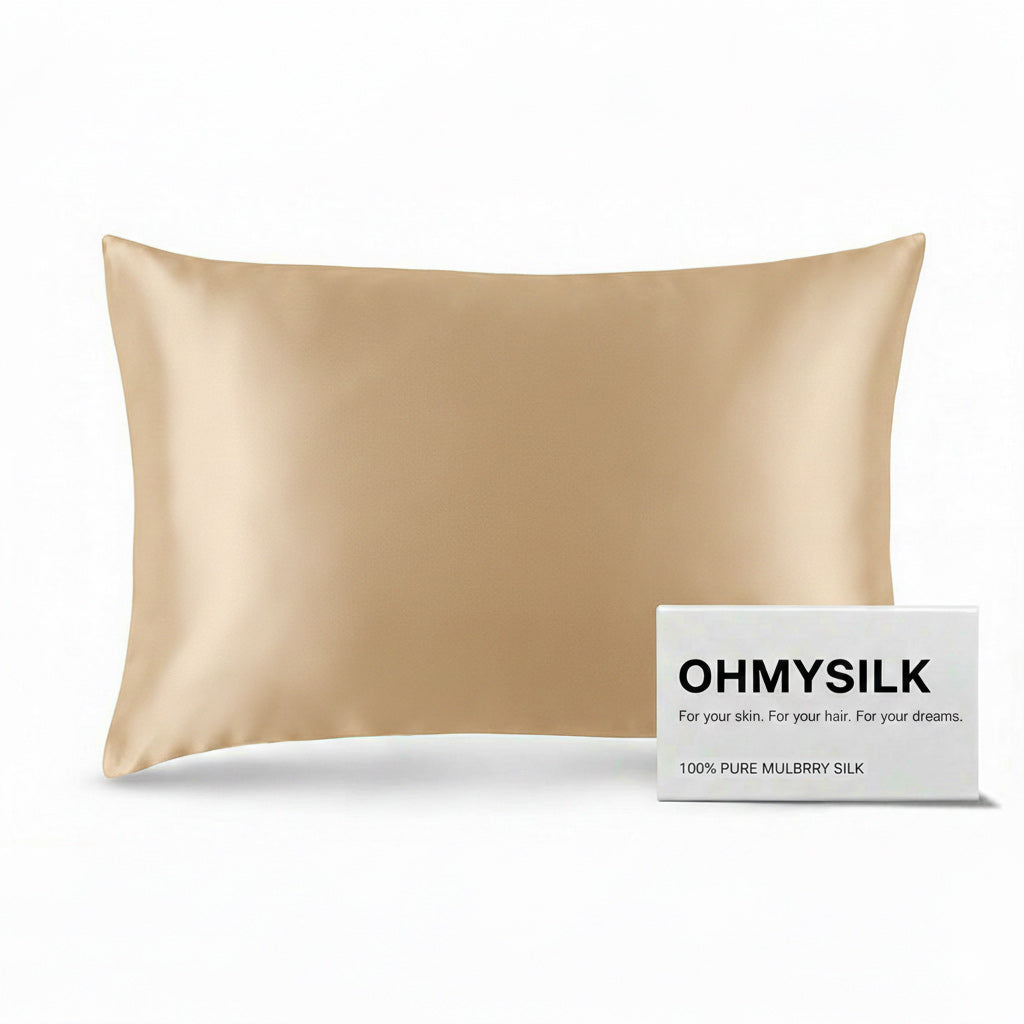 22 Momme Champagne Gold King Envelope Pillowcase