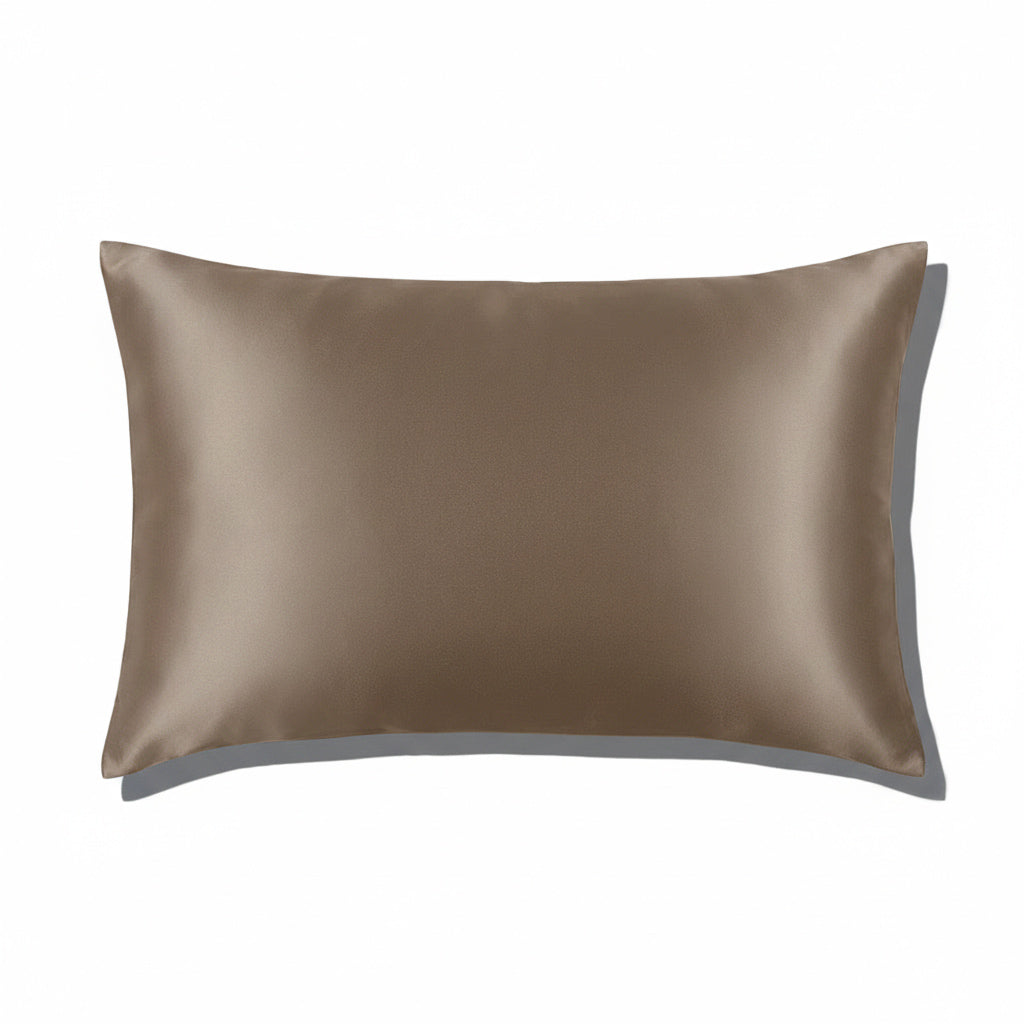 22 Momme Dark Beige Standard Envelope Pillowcase