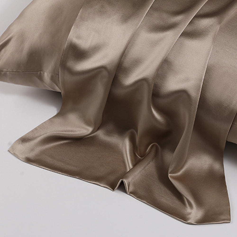 22 Momme Dark Beige Standard Envelope Pillowcase