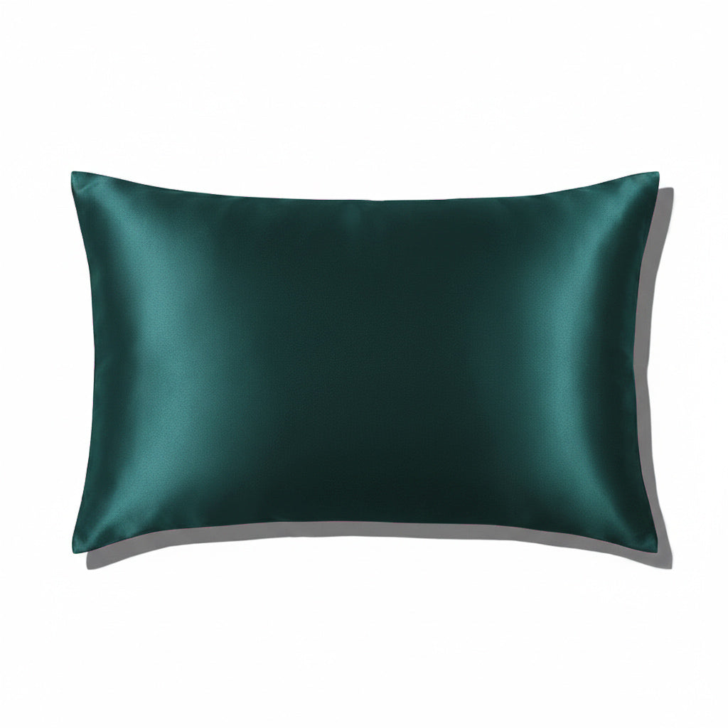 22 Momme Forest Green Standard Envelope Pillowcase