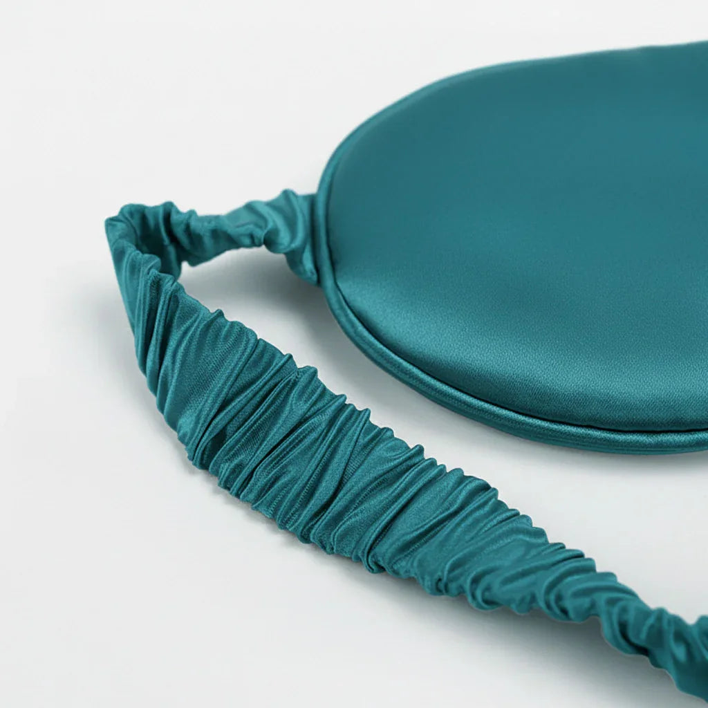 22 Momme Peacock Sleep Mask