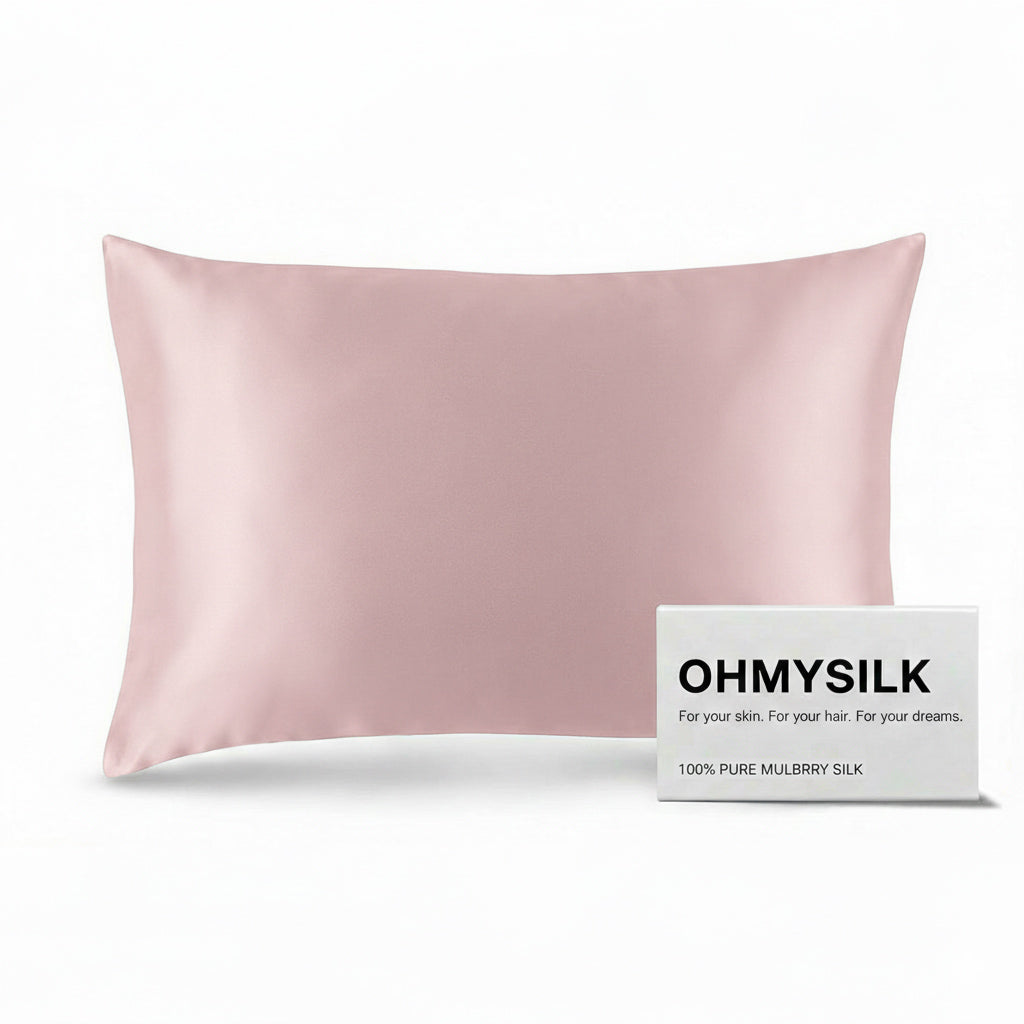 22 Momme Pink Standard Envelope Pillowcase