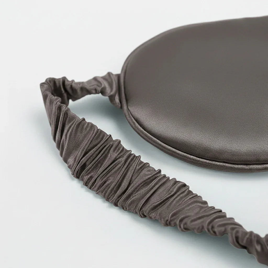 22 Momme Taupe Sleep Mask